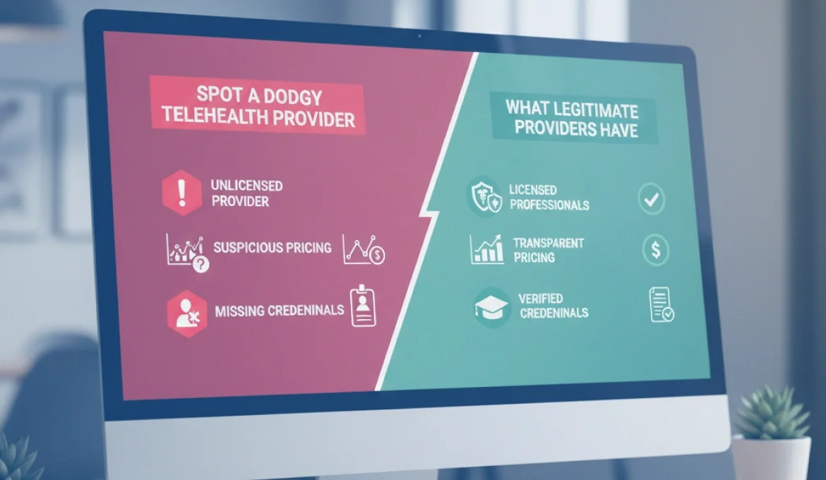 Medicompare - Spot a dodgy telehealth provider - what to steer clear of